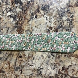 Floral Green Women's Tie